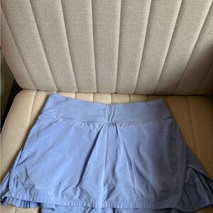 Lululemon Athletica Blue Skort with Side Tie Details